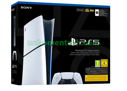 PS5 Console 825GB Digital Edition E Chassis White ITA